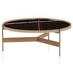 Abaco Coffee Table - Bronze / Black Marble Glass
