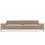 Boston Capitonne Sofa - Burnished Matte / Beige