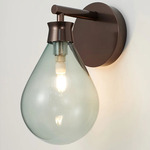 Cintola Wall Sconce - Satin Bronze / Smoke Grey