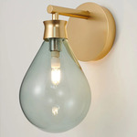 Cintola Wall Sconce - Satin Gold / Smoke Grey