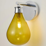 Cintola Wall Sconce - Polished Aluminum / Olive