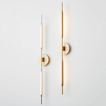 Reed Wall Light - Brushed Brass