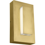 Aspen Outdoor Wall Sconce - Natural Brass / Frosted