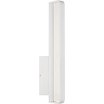 Banda Wall Sconce - Matte White / Clear