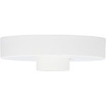 Line Voltage 5 Inch Shallow Canopy - Matte White