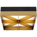 Loom Ceiling Light - Black / Gold