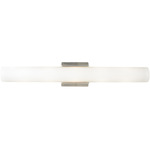 Solace Bathroom Vanity Light - Satin Nickel / Frosted