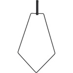 Trellis Pentagon Pendant Accessory - Nightshade Black