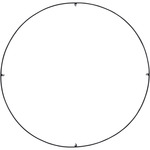 Trellis Spacer Round - Nightshade Black