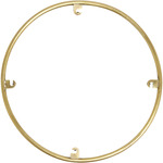 Trellis Spacer Round - Natural Brass