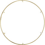 Trellis Spacer Round - Natural Brass