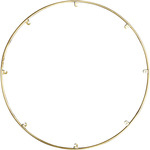 Trellis Spacer Round - Natural Brass