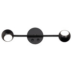 Duplex Double Wall Light - Black