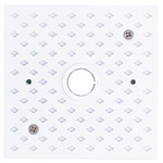 Trimless Junction Box Cover - White