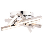 Parallax Wall / Ceiling Light - Chrome