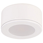 Undercabinet Mini Puck Light - White / Frosted