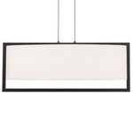 Park Avenue Linear Pendant - Black / Off White