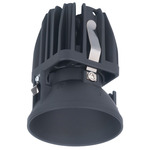 FQ 2IN 15W Shallow Round Trimless Downlight - Black