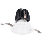 FQ 2IN 15W Shallow Round Trim Downlight - White