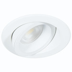 Lotos 4IN RD Color-Select Adj Regressed Trim w/Remote Driver - White / Frosted