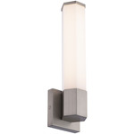Remi Wall Sconce - Brushed Nickel / White