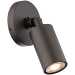 Cylinder Adjustable Outdoor Wall Light - Bronze