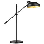 Bellamy Table Lamp - Black / Black / Gold