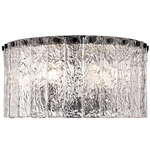 Glacier Ceiling Light - Matte Black / Clear