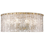 Glacier Ceiling Light - Modern Gold / Clear