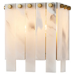 Viviana Wall Sconce - Rubbed Brass / Alabaster