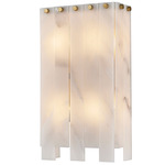 Viviana Wall Sconce - Rubbed Brass / Alabaster