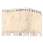 Viviana Ceiling Light - Polished Nickel / Alabaster