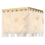 Viviana Ceiling Light - Rubbed Brass / Alabaster