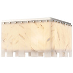 Viviana Ceiling Light - Polished Nickel / Alabaster