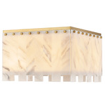 Viviana Ceiling Light - Rubbed Brass / Alabaster