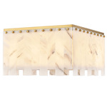 Viviana Ceiling Light - Rubbed Brass / Alabaster