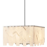 Viviana Chandelier - Polished Nickel / Alabaster