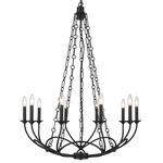 Arabella Chandelier - Matte Black