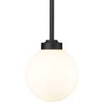 Laurent Outdoor Pendant - Black / Opal