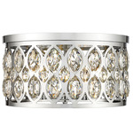 Dealey Ceiling Light - Chrome / Clear