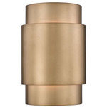 Harlech Wall Sconce - Rubbed Brass / Rubbed Brass