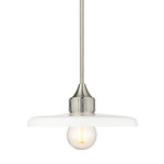 Paloma Pendant - Brushed Nickel / Opal