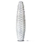 Cactus Floor Lamp - Stainless Steel / White