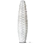 Cactus Floor Lamp - Stainless Steel / White