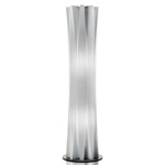 Bach Floor Lamp - Stainless Steel / White