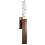 Axis 3000K Wall Sconce - Burnished Bronze / Clear