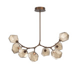 Gem Modern Branch Chandelier - Burnished Bronze / Bronze