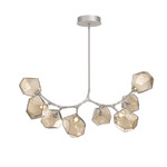 Gem Modern Branch Chandelier - Metallic Beige Silver / Bronze