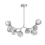 Gem Modern Branch Chandelier - Classic Silver / Smoke