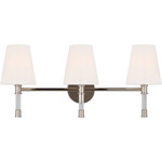 Hanover Bathroom Vanity Light - Polished Nickel / Milk